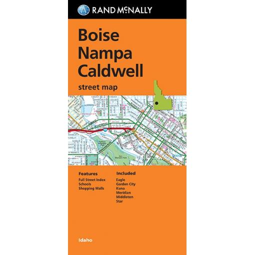 Rand McNally - Boise/Nampa/Caldwell, ID - Folding Travel Map