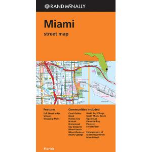 Rand McNally - Miami, FL - Folding Travel Map