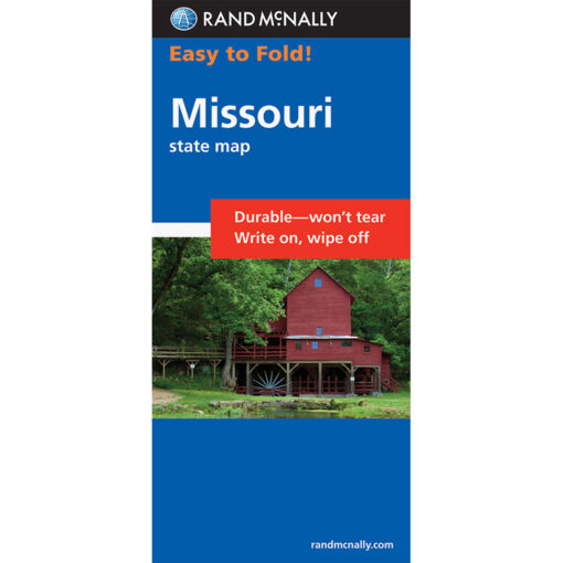 Rand McNally - Missouri, Easy to Fold - Folding Travel Map