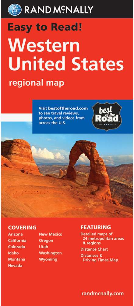 Rand McNally - Western United States - Folding Travel Map