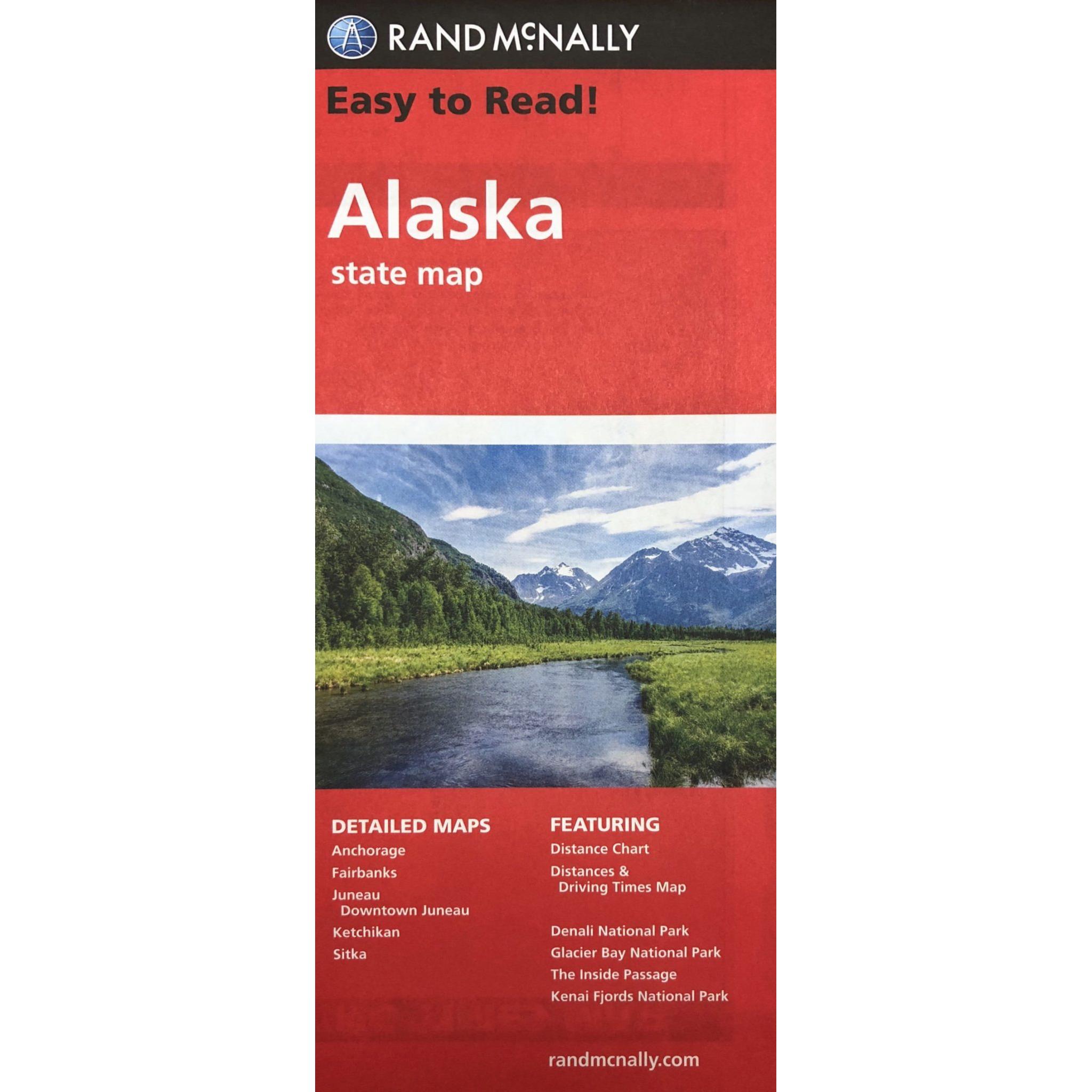 Rand McNally - Alaska, Easy to Read - Folding Travel Map