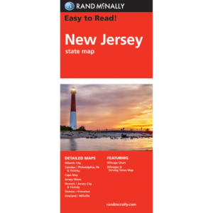 Rand McNally - New Jersey, Easy to Read - Folding Travel Map