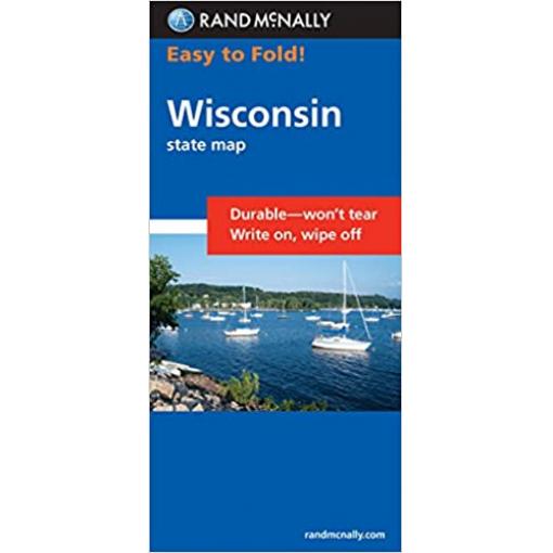 Rand McNally - Wisconsin, Easy To Fold - Folding Travel Map