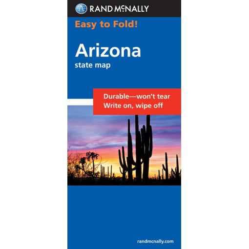 Rand McNally - Arizona, Easy To Fold - Folding Travel Map