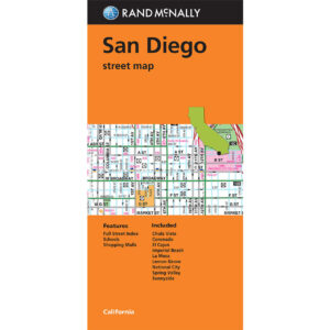 Rand McNally - San Diego, CA - Folding Travel Map