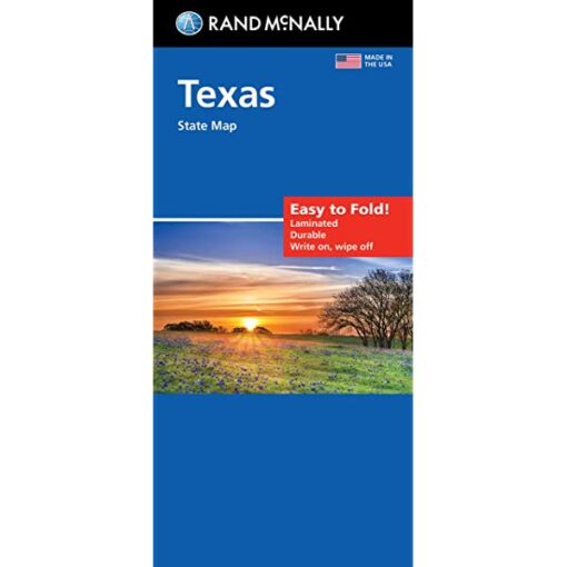 Rand McNally - Texas, Easy to Fold - Folding Travel Map
