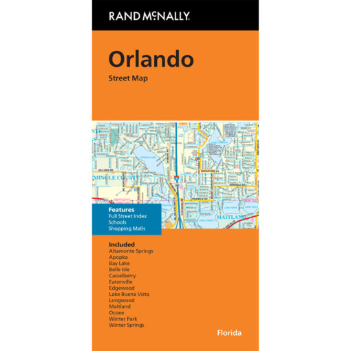 Rand McNally - Orlando, FL - Folding Travel Map