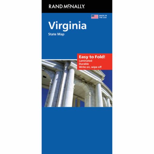 Rand McNally - Virginia, Easy to Fold - Folding Travel Map