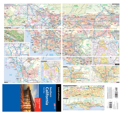 Rand McNally - Southern California, Easy To Fold - Folding Travel Map - Image 3
