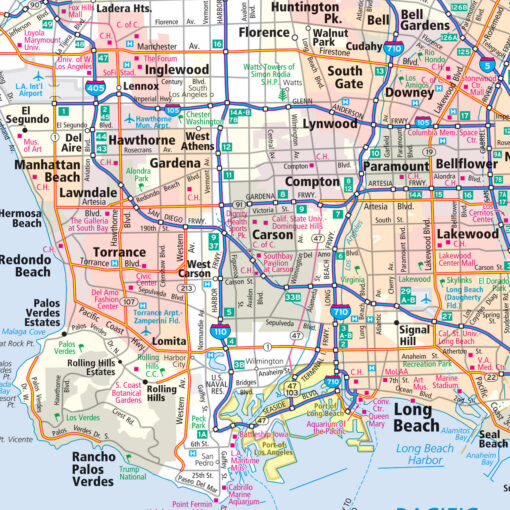 Rand McNally - Southern California, Easy To Fold - Folding Travel Map - Image 2