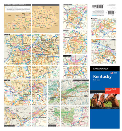 Rand McNally - Kentucky, Easy to Fold - Folding Travel Map - Image 2