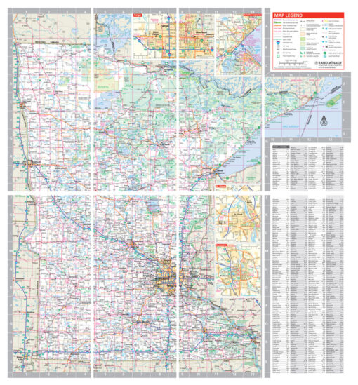 Rand McNally - Minnesota, Easy to Fold - Folding Travel Map - Image 2