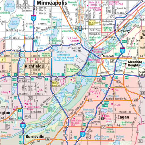 Rand McNally - Minnesota, Easy to Fold - Folding Travel Map - Image 6