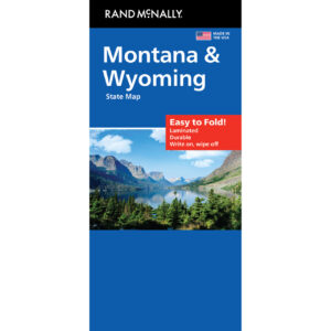 Rand McNally - Montana/Wyoming, Easy to Fold - Folding Travel Map