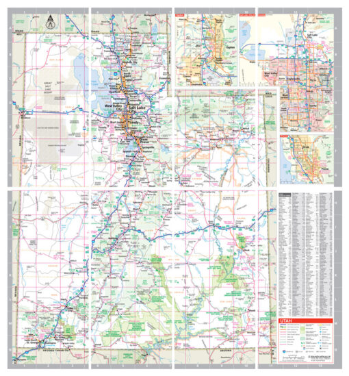 Rand McNally - Nevada/Utah, Easy to Fold - Folding Travel Map - Image 3