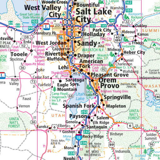 Rand McNally - Nevada/Utah, Easy to Fold - Folding Travel Map - Image 5