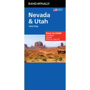 Rand McNally - Nevada/Utah, Easy to Fold - Folding Travel Map