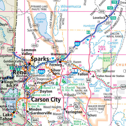 Rand McNally - Nevada/Utah, Easy to Fold - Folding Travel Map - Image 4