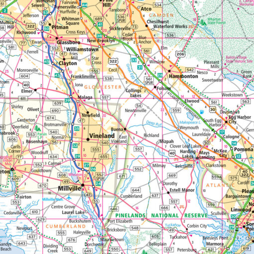 Rand McNally - New Jersey, Easy to Fold - Folding Travel Map - Image 5