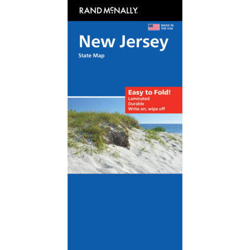 Rand McNally - New Jersey, Easy to Fold - Folding Travel Map