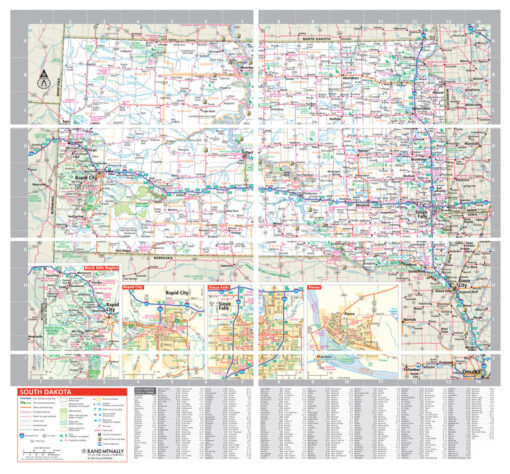 Rand McNally - North/South Dakota, Easy to Fold - Folding Travel Map - Image 2