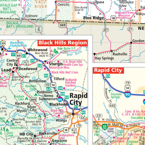 Rand McNally - North/South Dakota, Easy to Fold - Folding Travel Map - Image 6