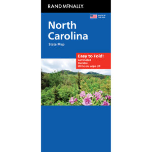 Rand McNally - North Carolina, Easy to Fold - Folding Travel Map