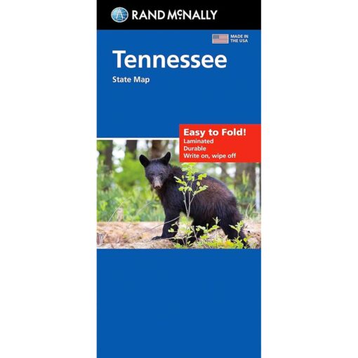 Rand McNally - Tennessee, Easy to Fold - Folding Travel Map