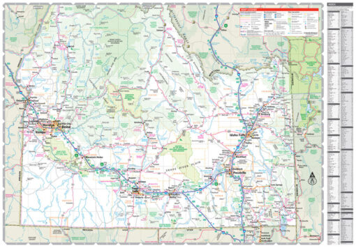 Rand McNally - Idaho, Easy to Read - Folding Travel Map - Image 2