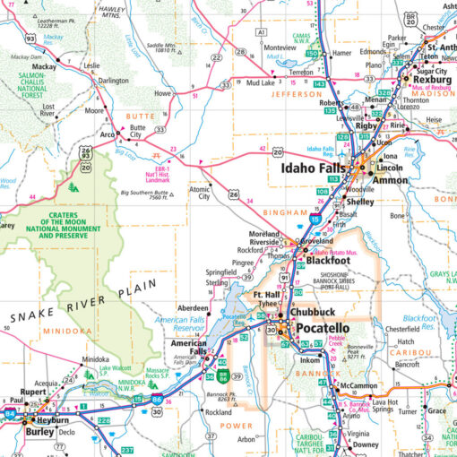 Rand McNally - Idaho, Easy to Read - Folding Travel Map - Image 4