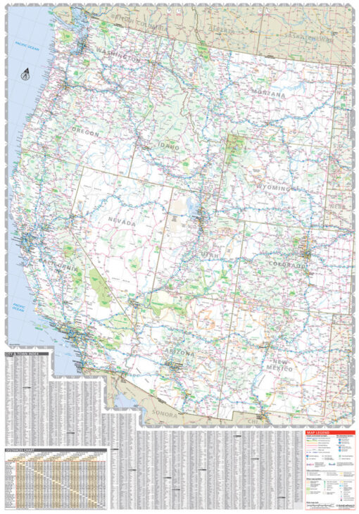 Rand McNally - Western United States - Folding Travel Map - Image 6