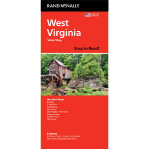 Rand McNally - West Virginia, Easy to Read - Folding Travel Map