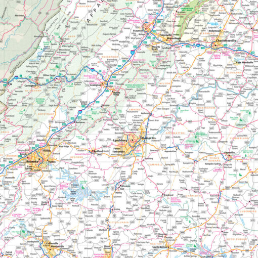 Rand McNally - Virginia, Easy to Read - Folding Travel Map - Image 4