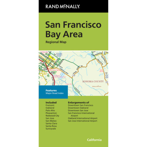 Rand McNally - San Francisco Bay Area - Regional Folding Travel Map