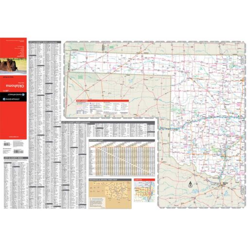 Rand McNally - Oklahoma, Easy to Read - Folding Travel Map - Image 2