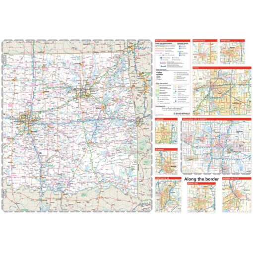 Rand McNally - Oklahoma, Easy to Read - Folding Travel Map - Image 3