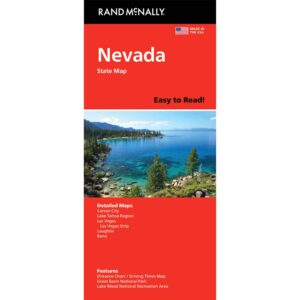 Rand McNally - Nevada, Easy to Read - Folding Travel Map