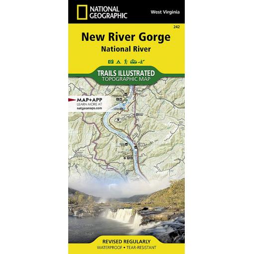 National Geographic - New River Gorge National River - Trails Illustrated Folding Travel Map