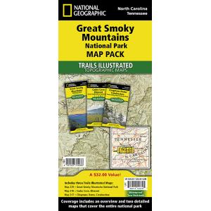 National Geographic - Great Smoky Mountains [Map Pack Bundle] - Trails Illustrated Folding Travel Map