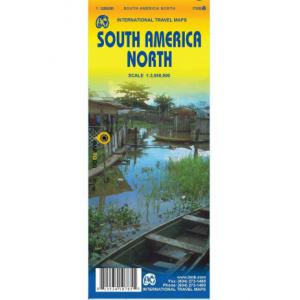 ITMB - South America North - Folding Travel Map