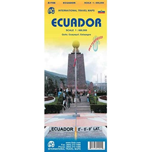 ITMB - Ecuador - Folding Travel Map