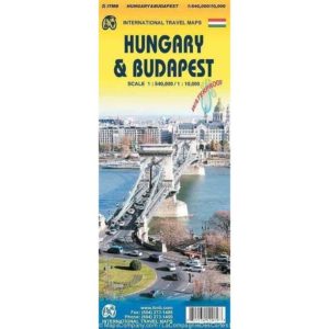 ITMB - Hungary and Budapest - Folding Travel Map