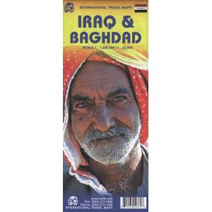 ITMB - Iraq and Baghdad - Folding Travel Map