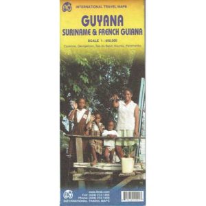 ITMB - French Guiana and Surinam - Folding Travel Map
