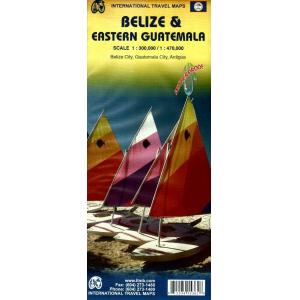 ITMB - Guatamala East and Belize - Folding Travel Map