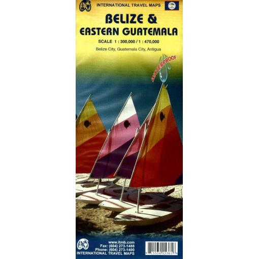 ITMB - Guatamala East and Belize - Folding Travel Map