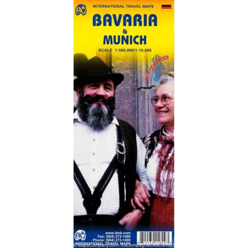 ITMB - Munich and Southern Bavaria - Folding Travel Map