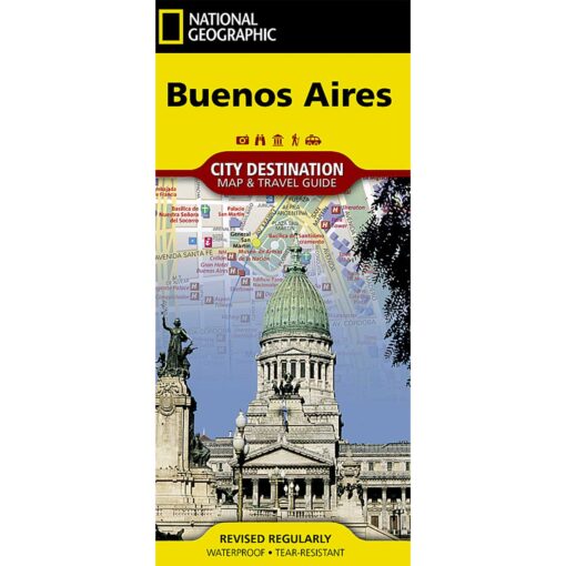 National Geographic - Buenos Aires - City Destination Folding Travel Map