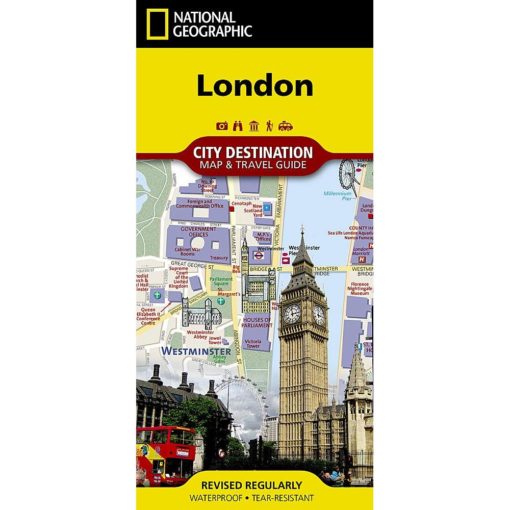 National Geographic - London - City Destination Folding Travel Map