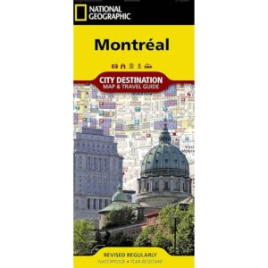 National Geographic - Montreal - City Destination Folding Travel Map